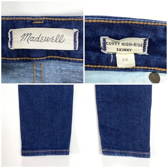 Madewell Curvy High Rise Skinny Jeans - Picture 6 of 8